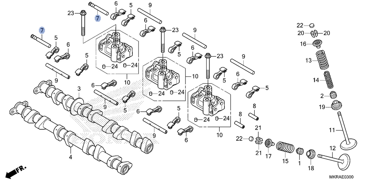 Honda OEM part 14452-MKR-D10
