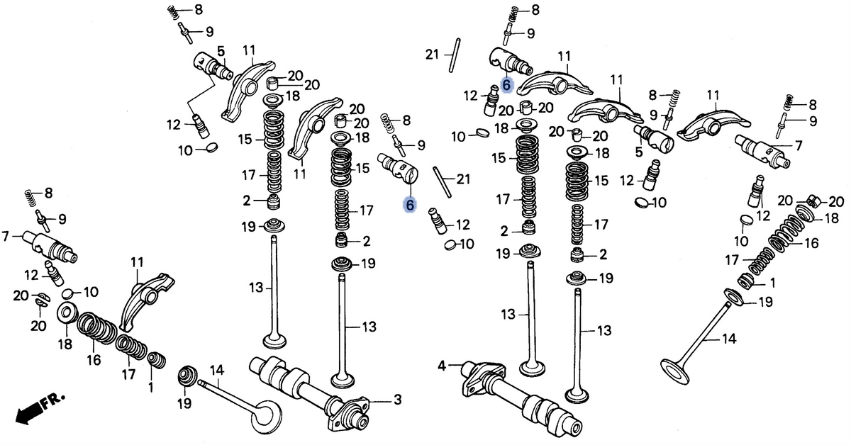 Honda OEM part 14452-MR6-670