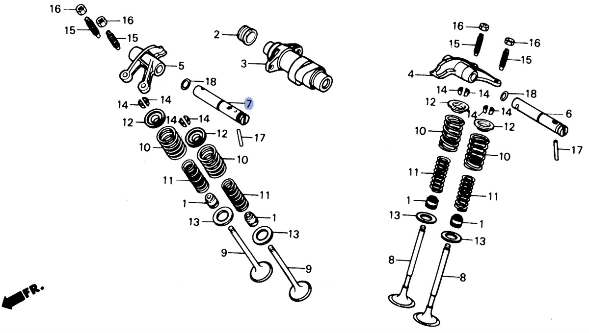 Honda OEM part 14456-HC0-000