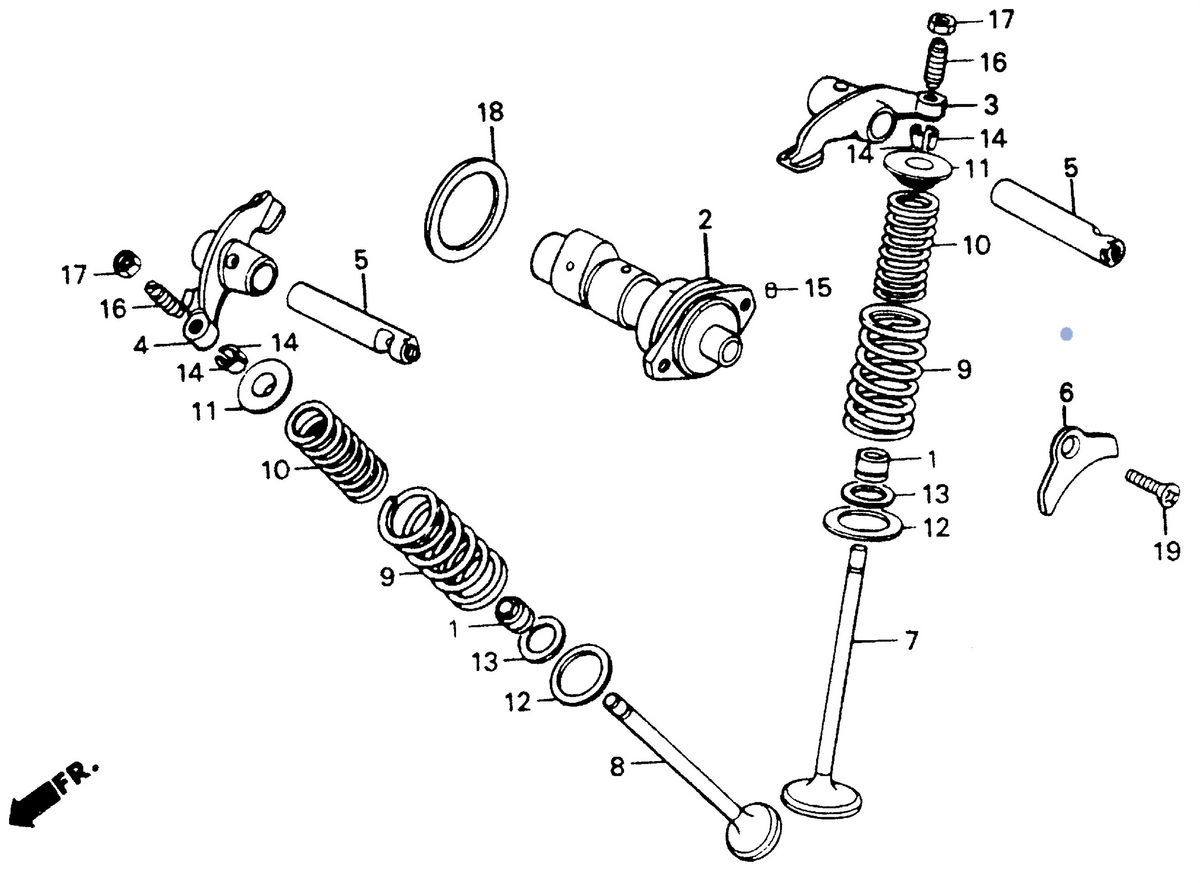 Honda OEM part 14456-KG2-950