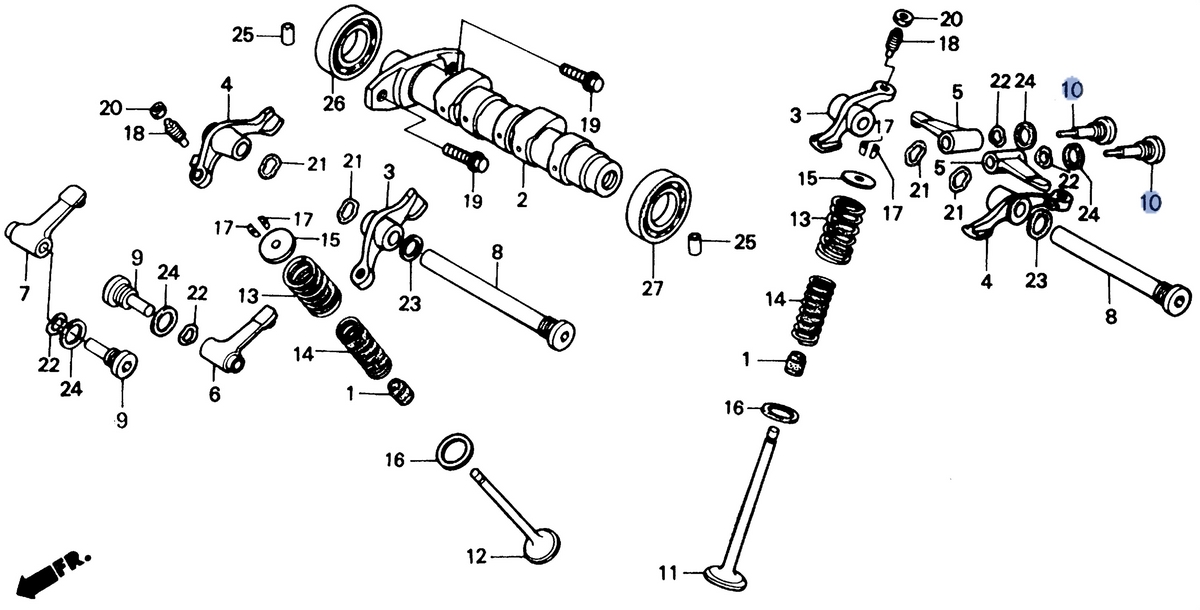 Honda OEM part 14456-KK0-010