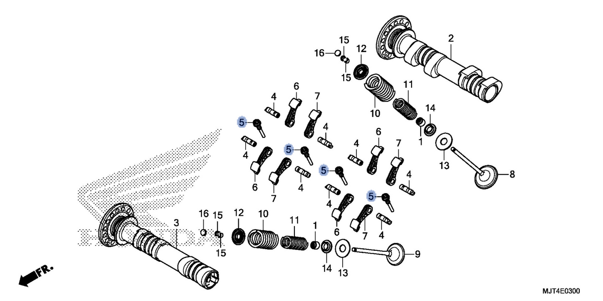 Honda OEM part 14456-MJT-E00
