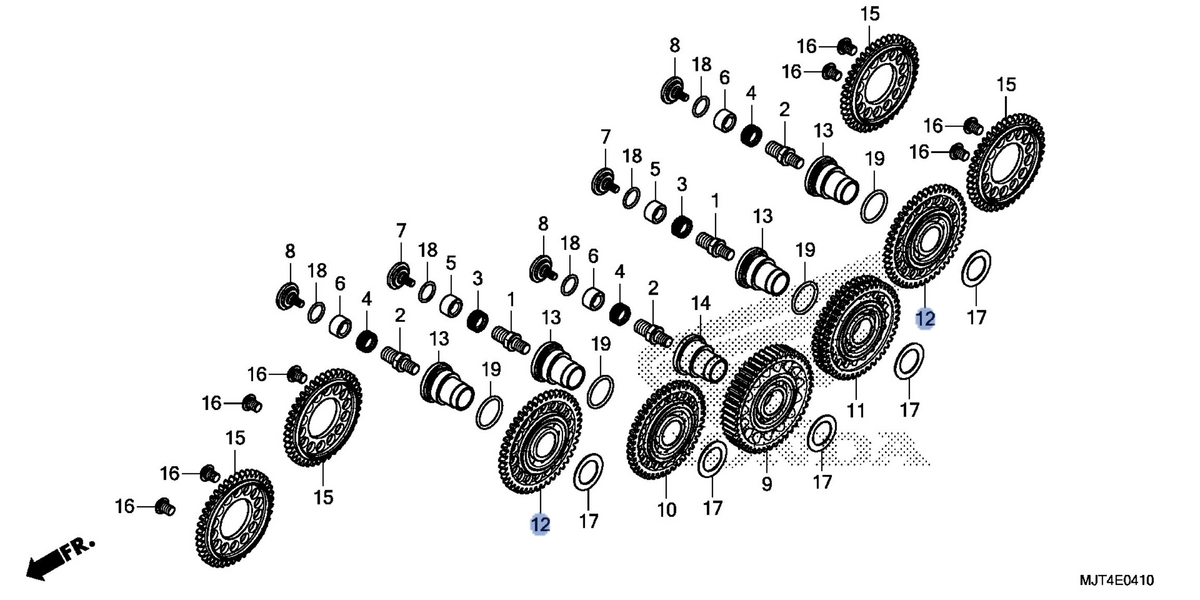 Honda OEM part 14460-MJT-E00
