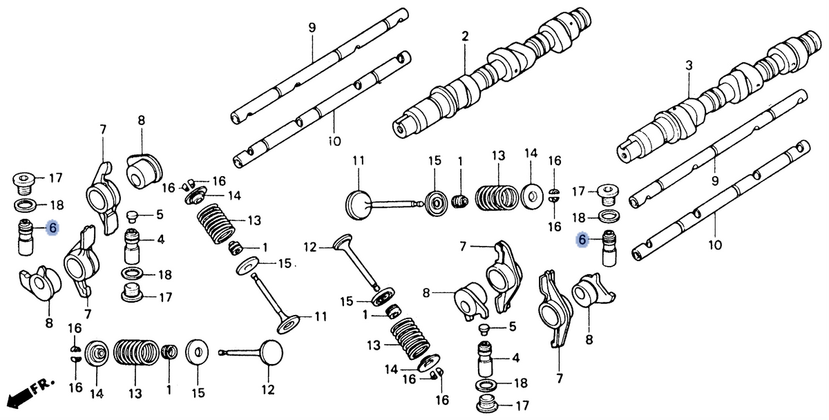 Honda OEM part 14460-MN5-000