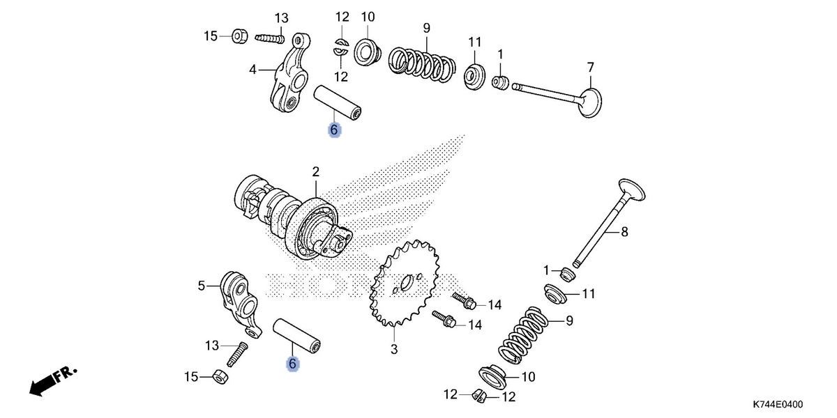 Honda OEM part 14461-GCC-000
