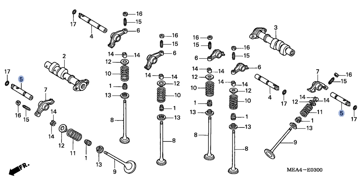Honda OEM part 14461-MEA-670