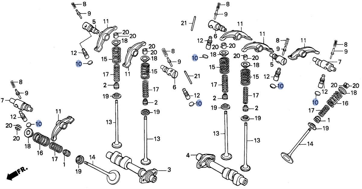 Honda OEM part 14467-ME9-000