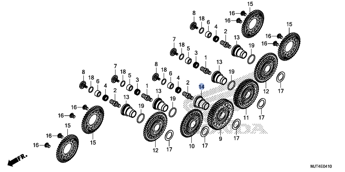 Honda OEM part 14476-MJT-E00