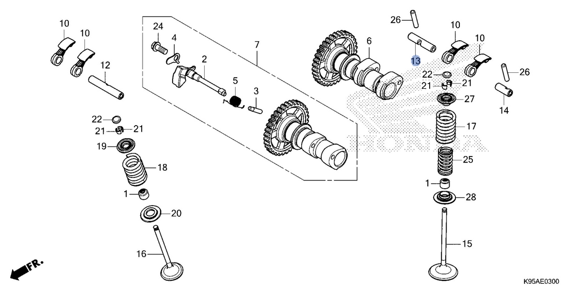 Honda OEM part 14481-K95-AA0