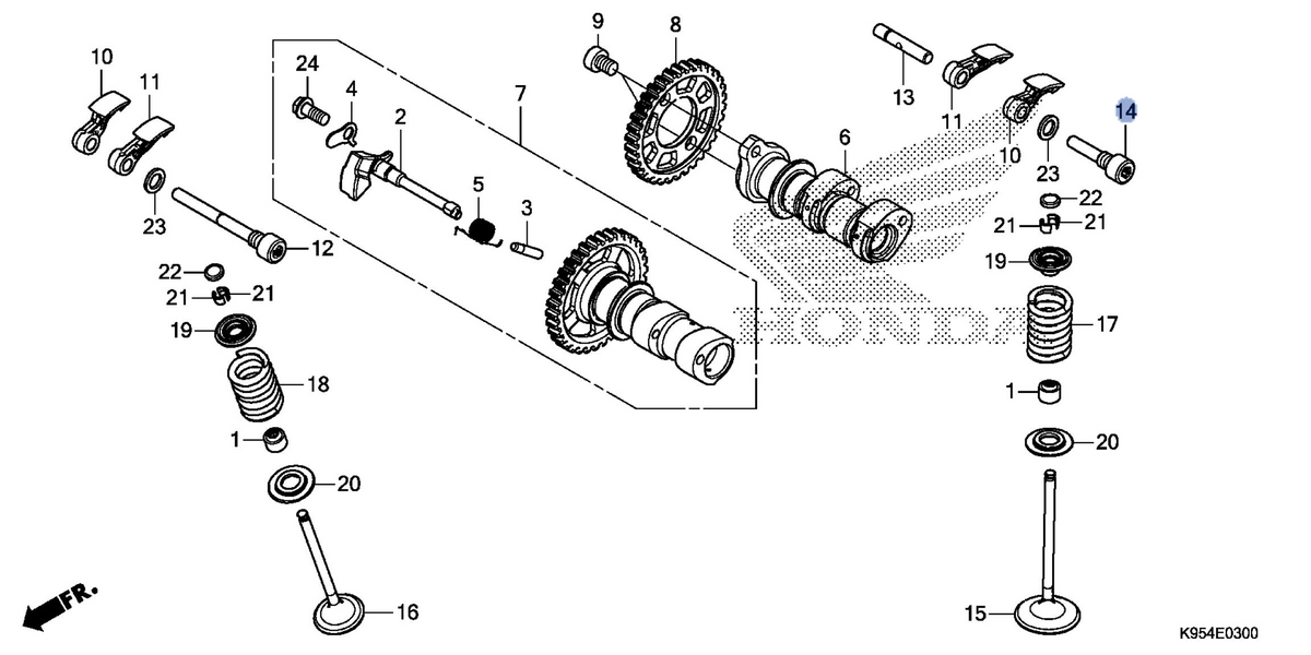 Honda OEM part 14482-K95-A20