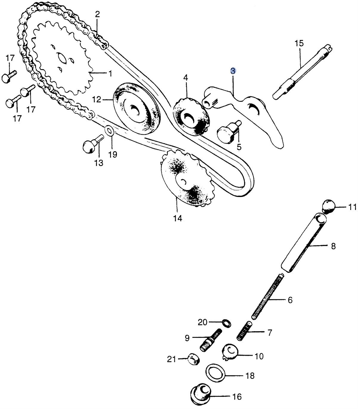 Honda OEM part 14500-035-020