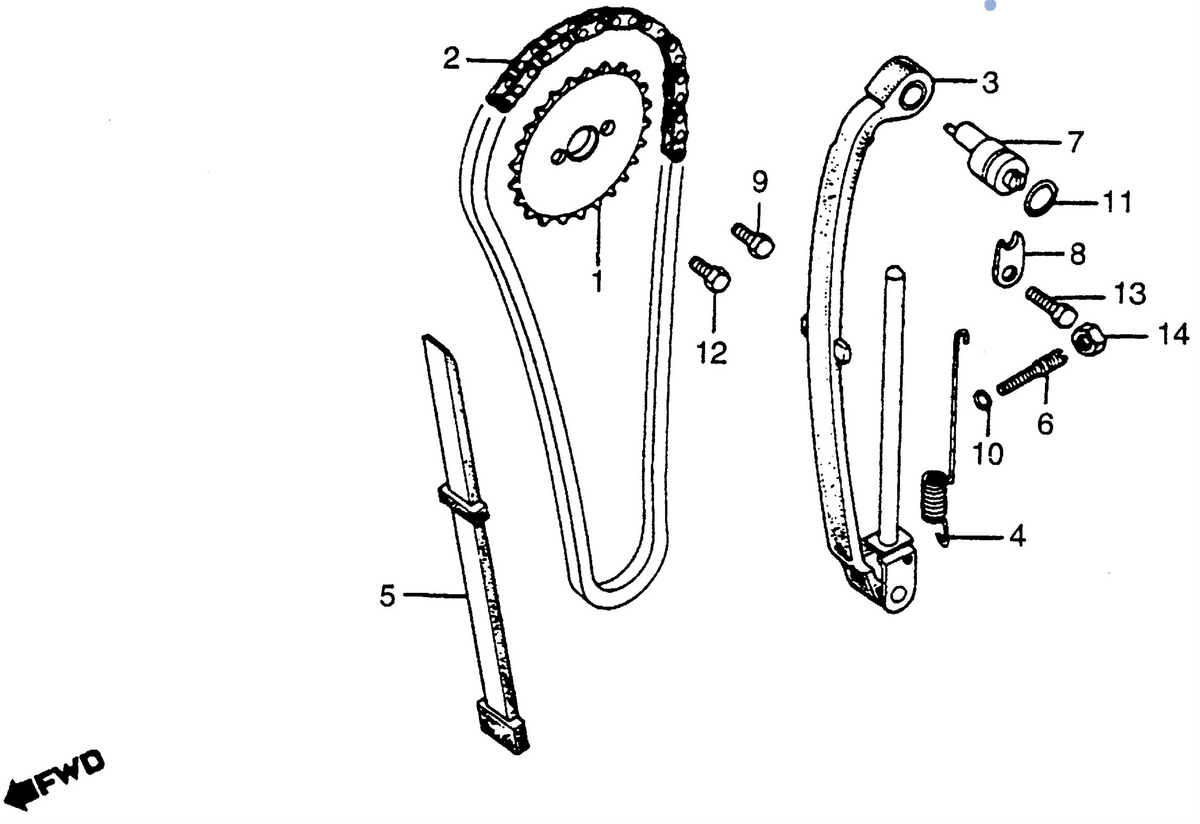 Honda OEM part 14500-176-010