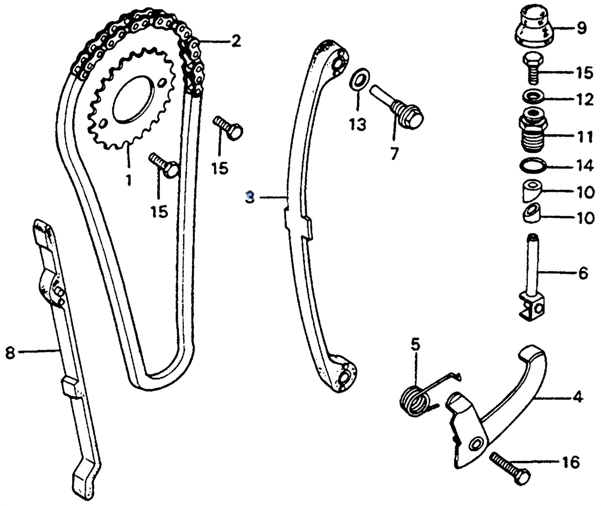 Honda OEM part 14500-383-000
