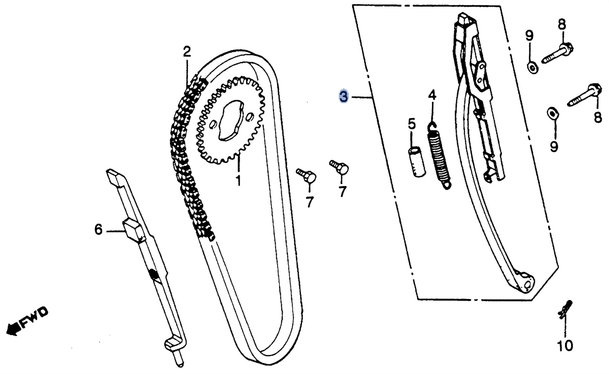 Honda OEM part 14500-KB4-670