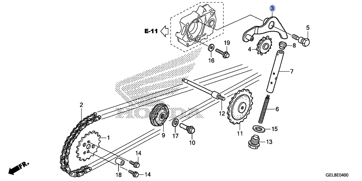 Honda OEM part 14500-KVR-C00