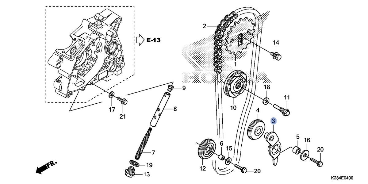 Honda OEM part 14500-KYY-901