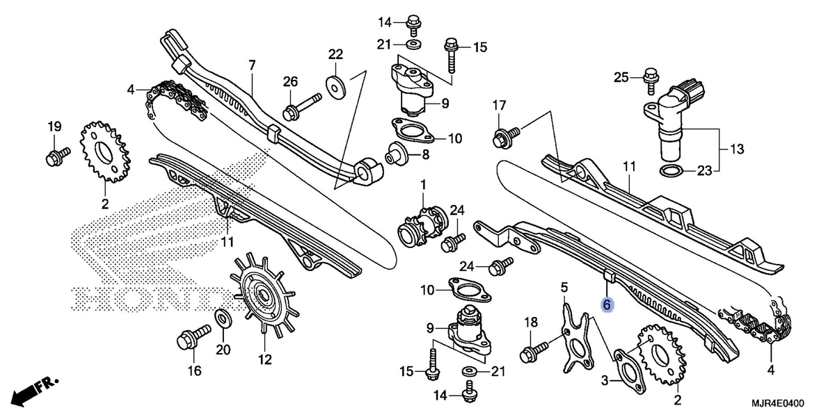 Honda OEM part 14500-MCA-000