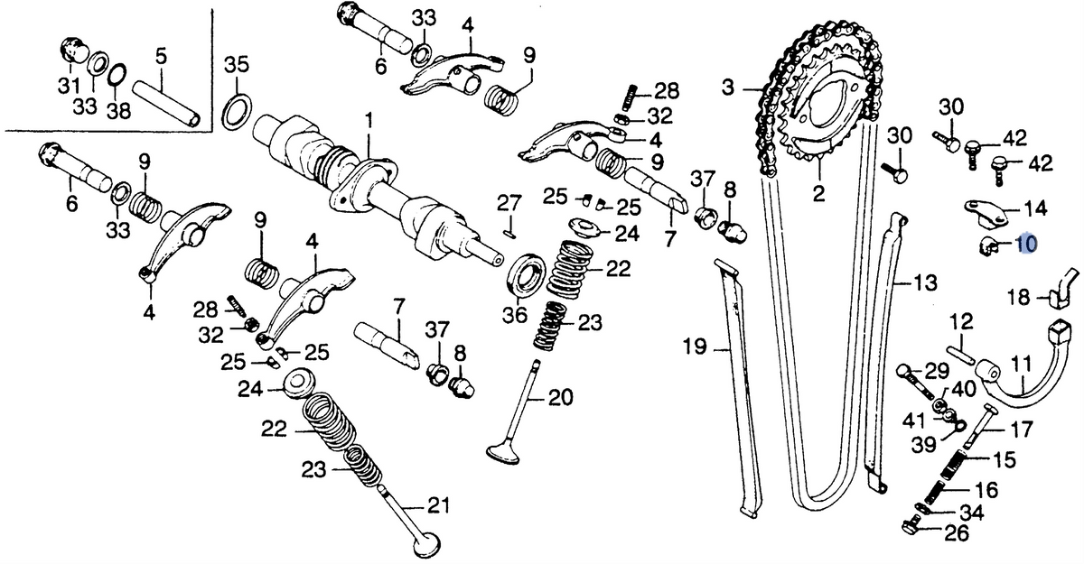 Honda OEM part 14501-323-000