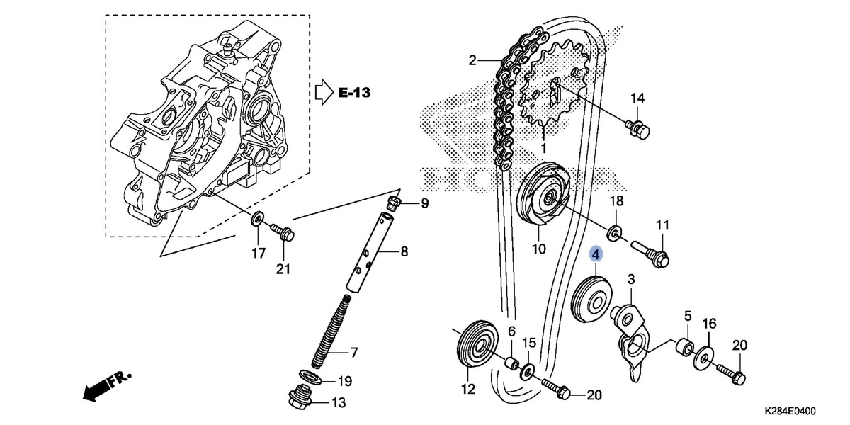 Honda OEM part 14502-K28-911