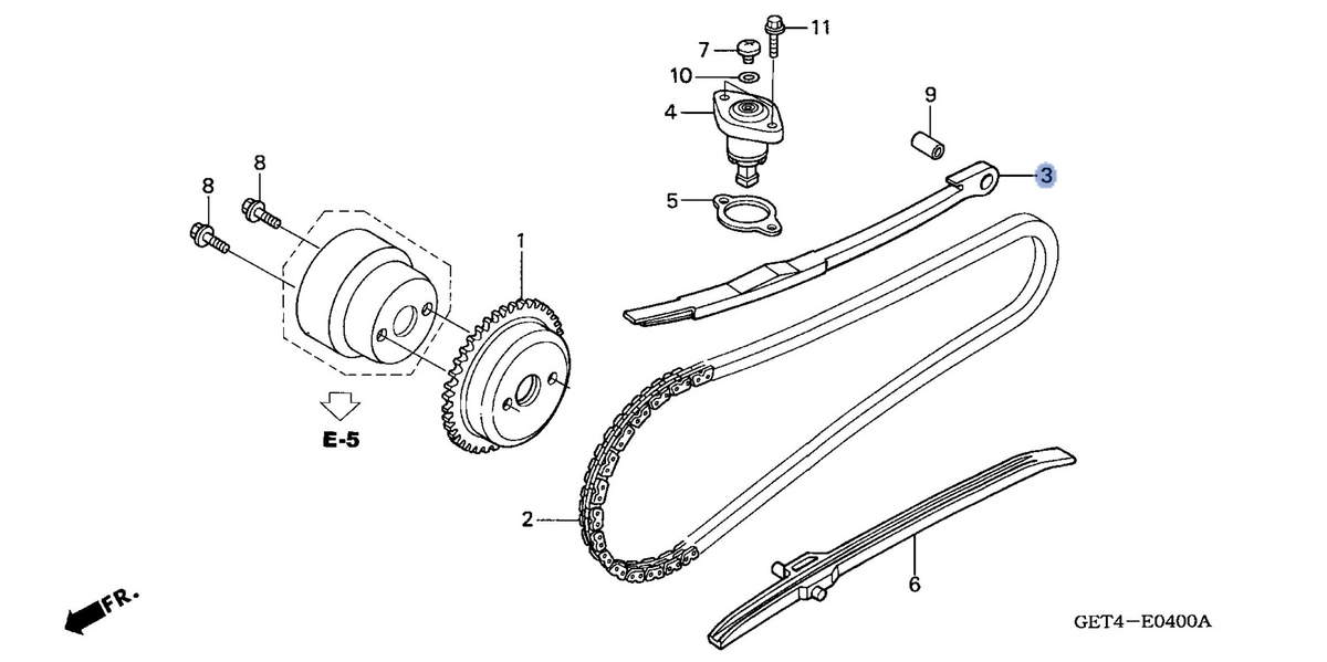Honda OEM part 14510-GET-000