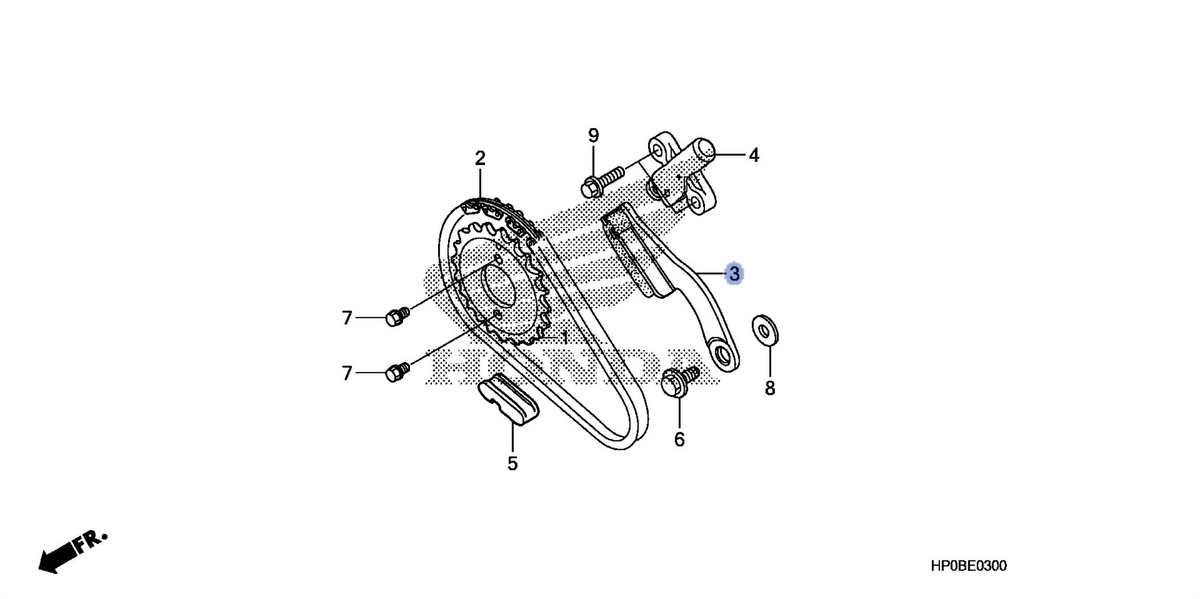 Honda OEM part 14510-HP0-A00