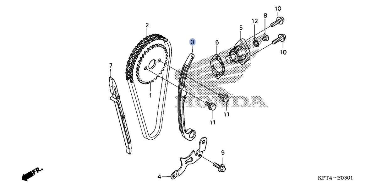 Honda OEM part 14510-KRM-842