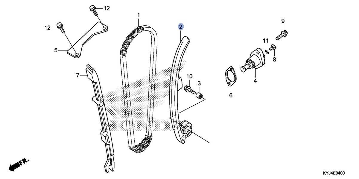 Honda OEM part 14510-KYJ-900