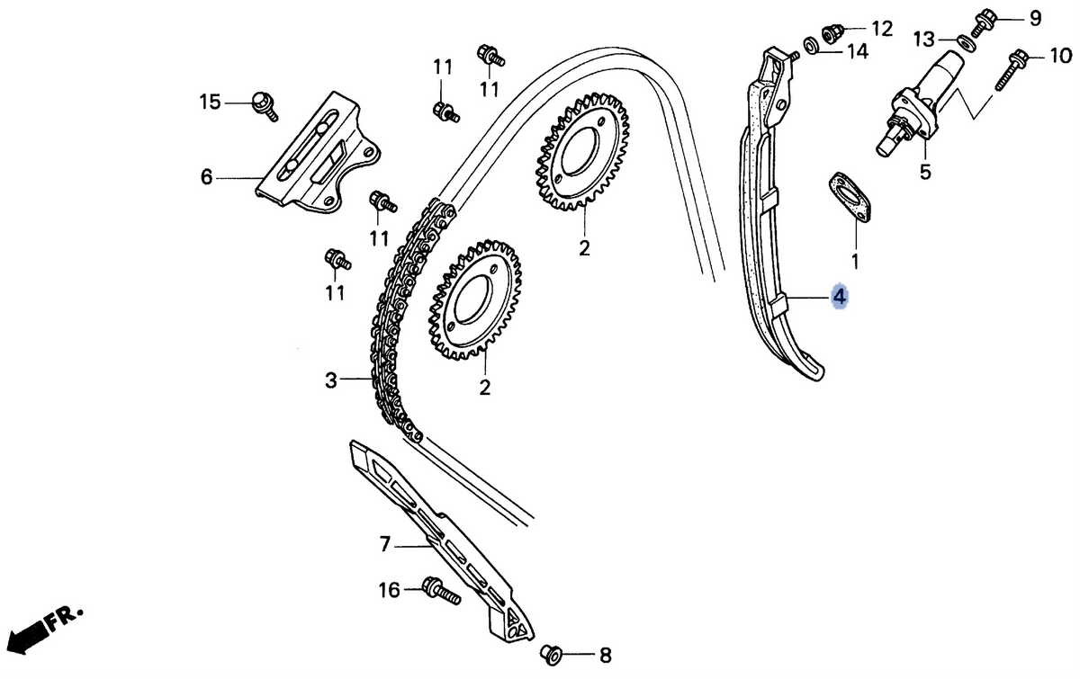 Honda OEM part 14510-MAL-601