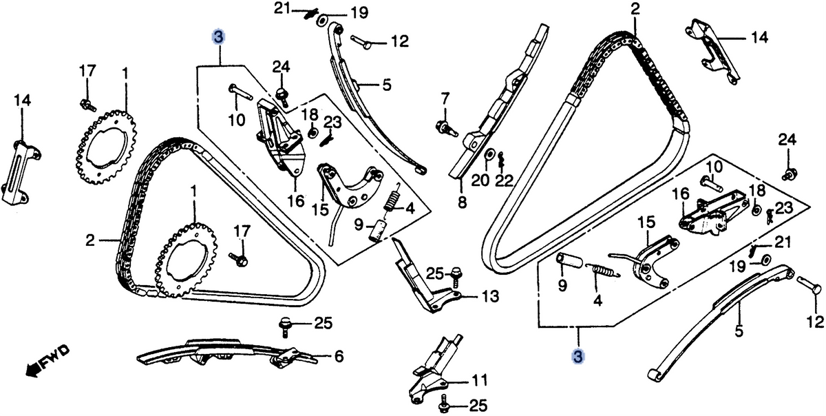 Honda OEM part 14510-MB0-010