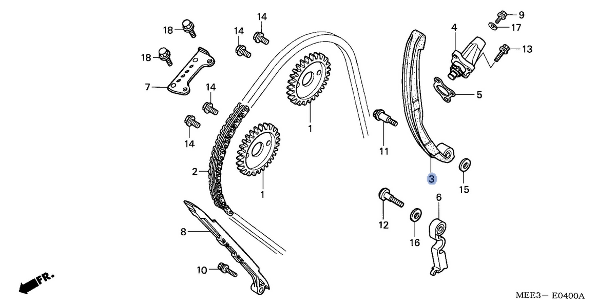 Honda OEM part 14510-MEE-000