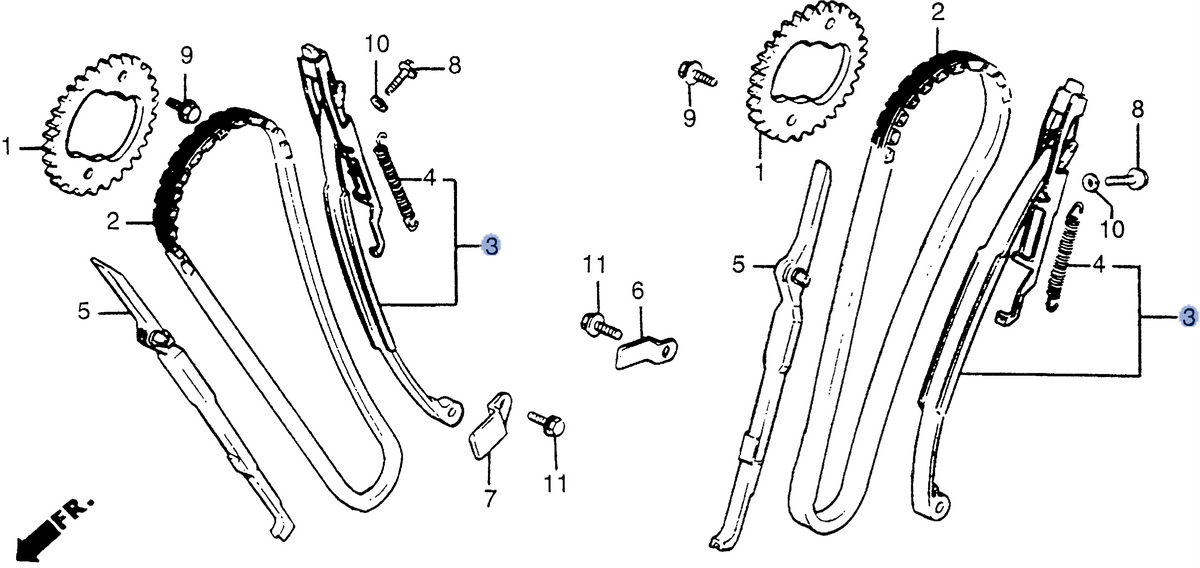 Honda OEM part 14510-MF5-770