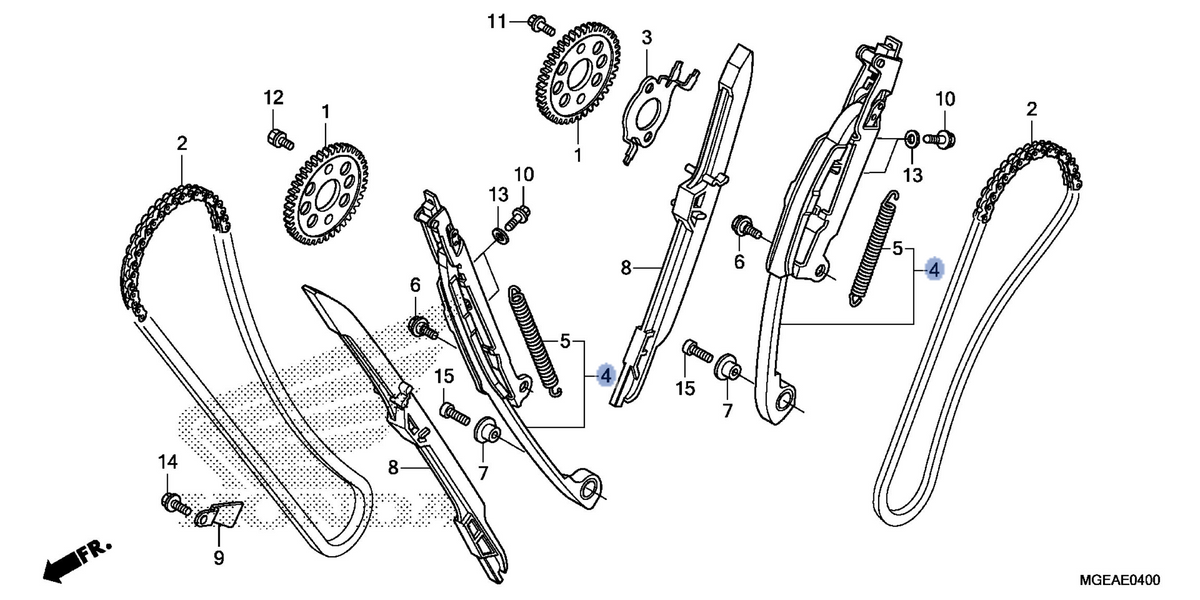 Honda OEM part 14510-MGE-030