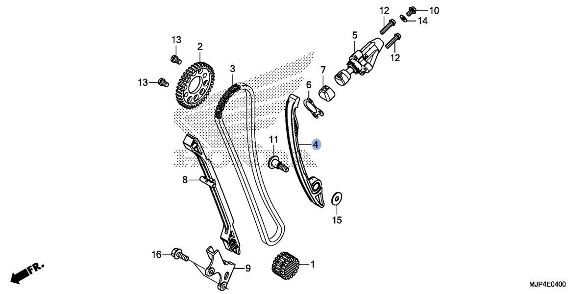 Honda OEM part 14510-MJP-G50