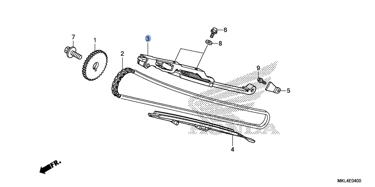 Honda OEM part 14510-MKH-D20