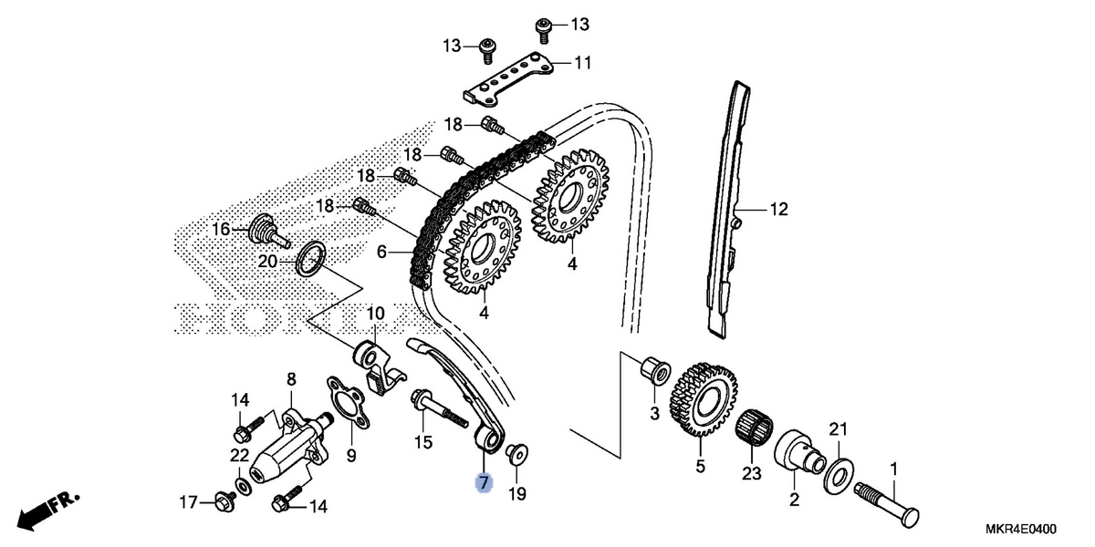 Honda OEM part 14510-MKR-D10