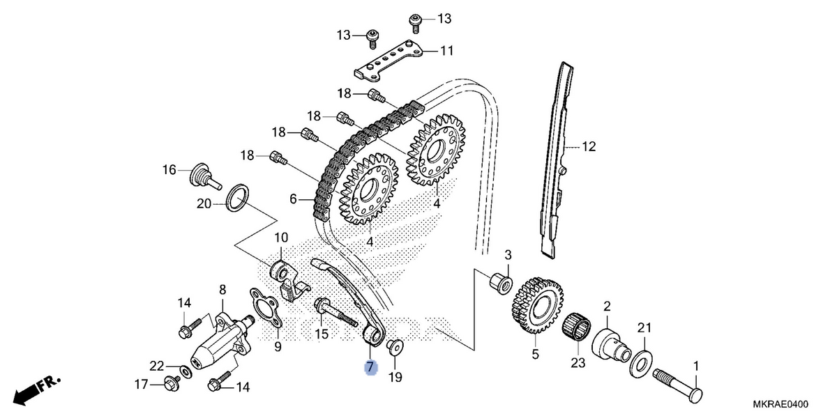 Honda OEM part 14510-MKR-DH1