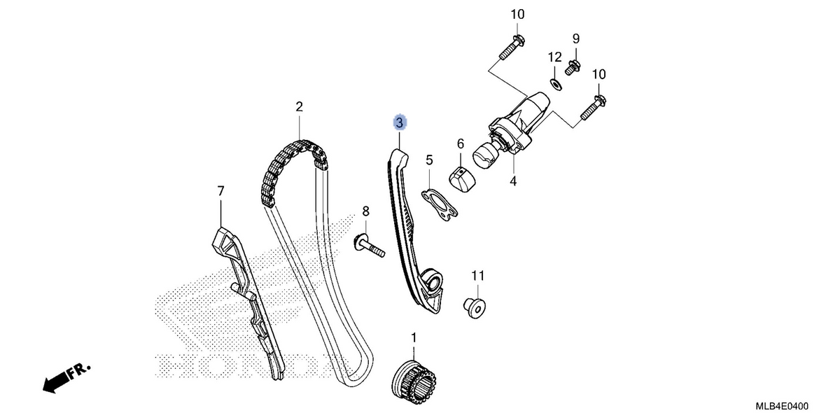 Honda OEM part 14510-MLB-D00