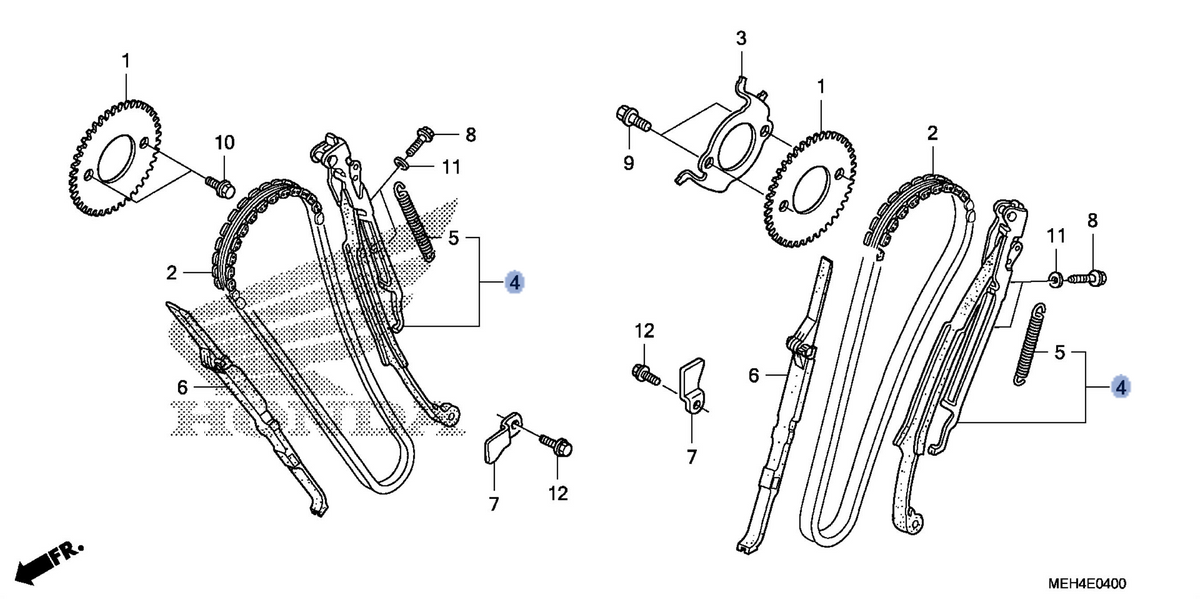 Honda OEM part 14510-MR1-000