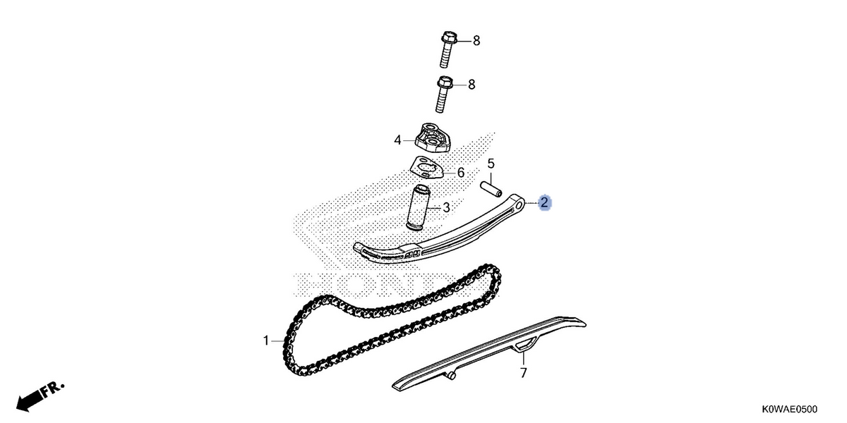Honda OEM part 14511-K0R-V00