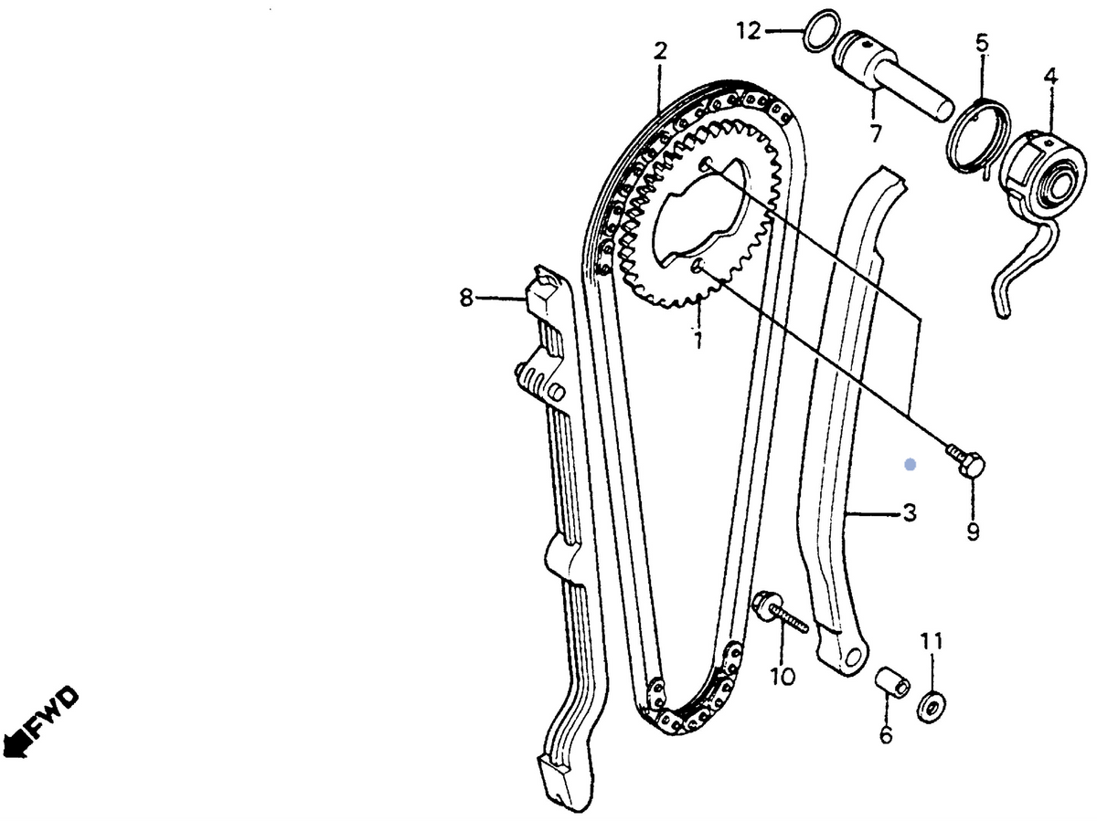 Honda OEM part 14511-KF0-000