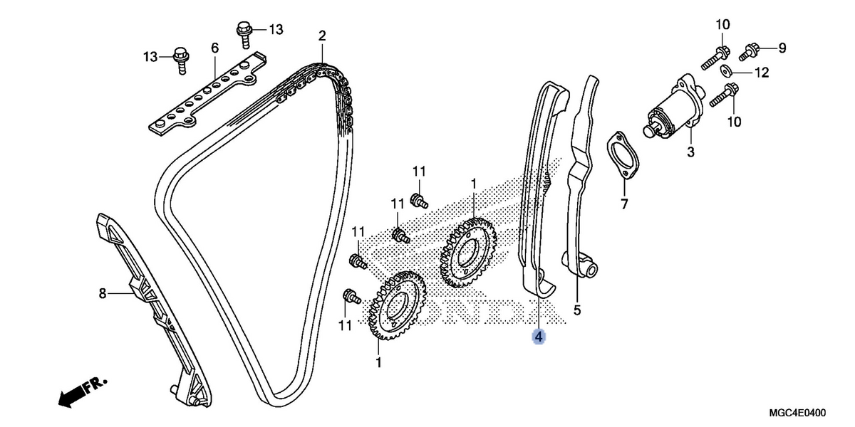 Honda OEM part 14511-MAZ-300