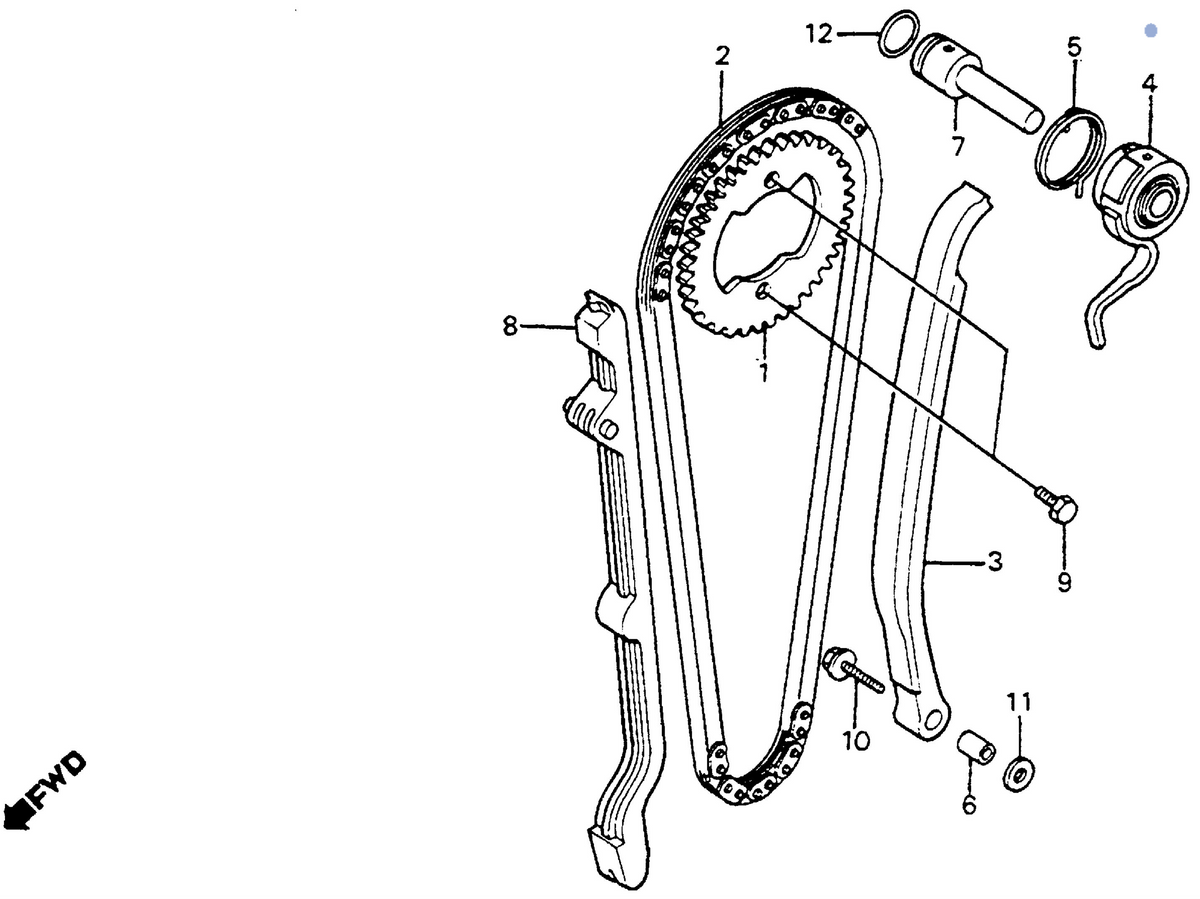Honda OEM part 14512-KF0-000