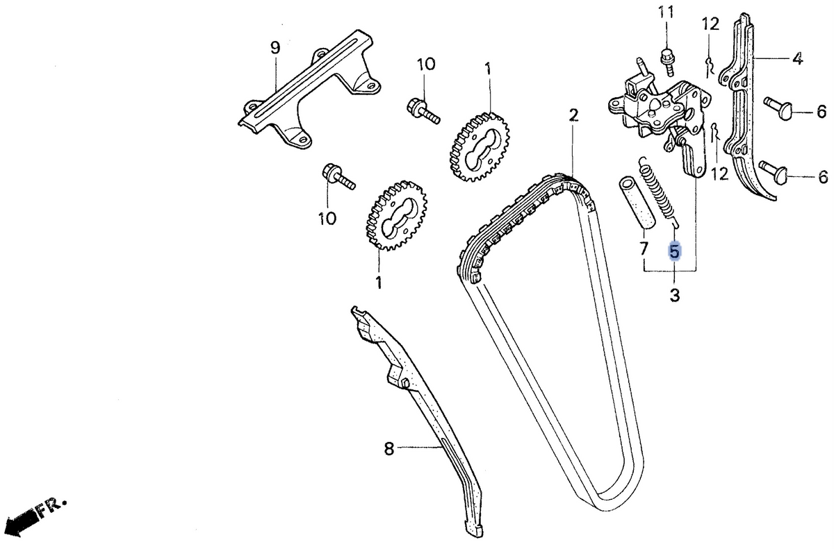 Honda OEM part 14514-MJ0-000