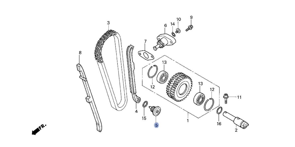 Honda OEM part 14515-GCR-000