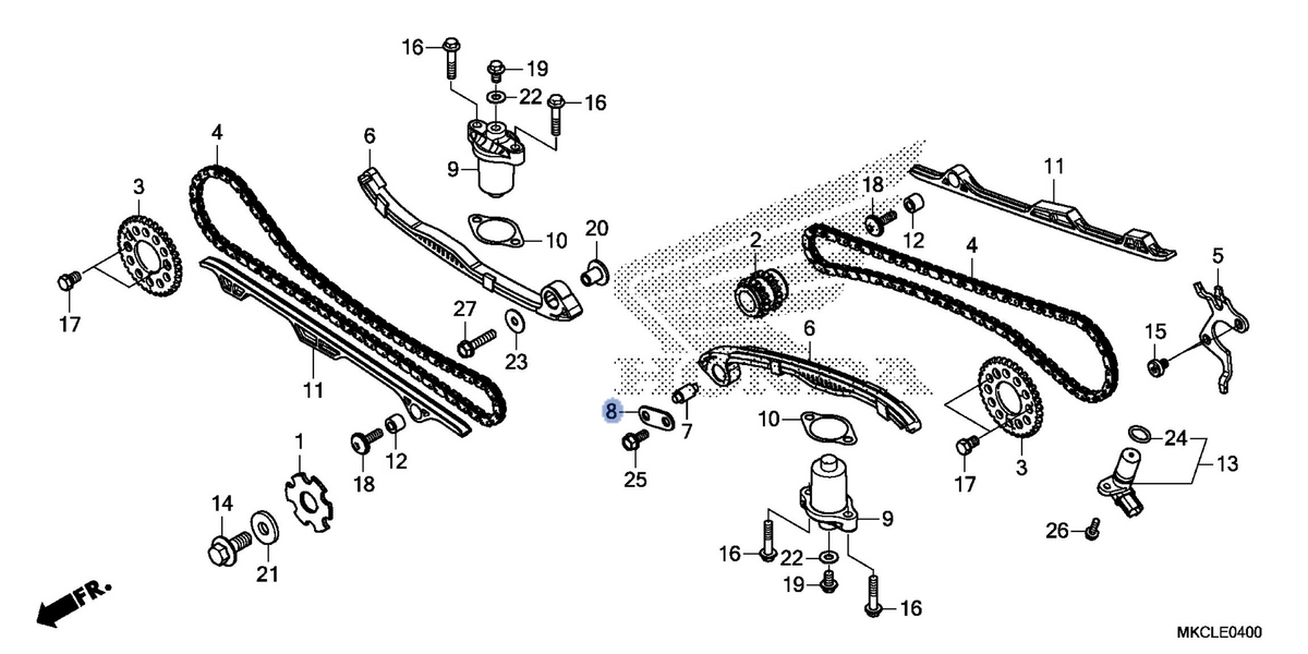 Honda OEM part 14515-MKC-A00