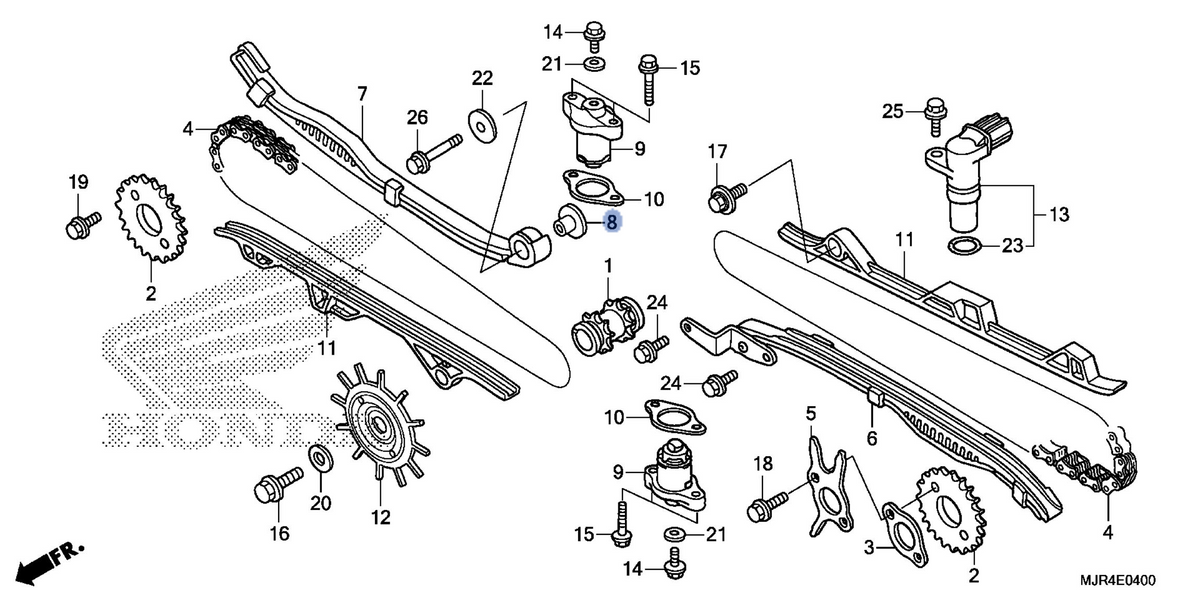 Honda OEM part 14516-MCA-000