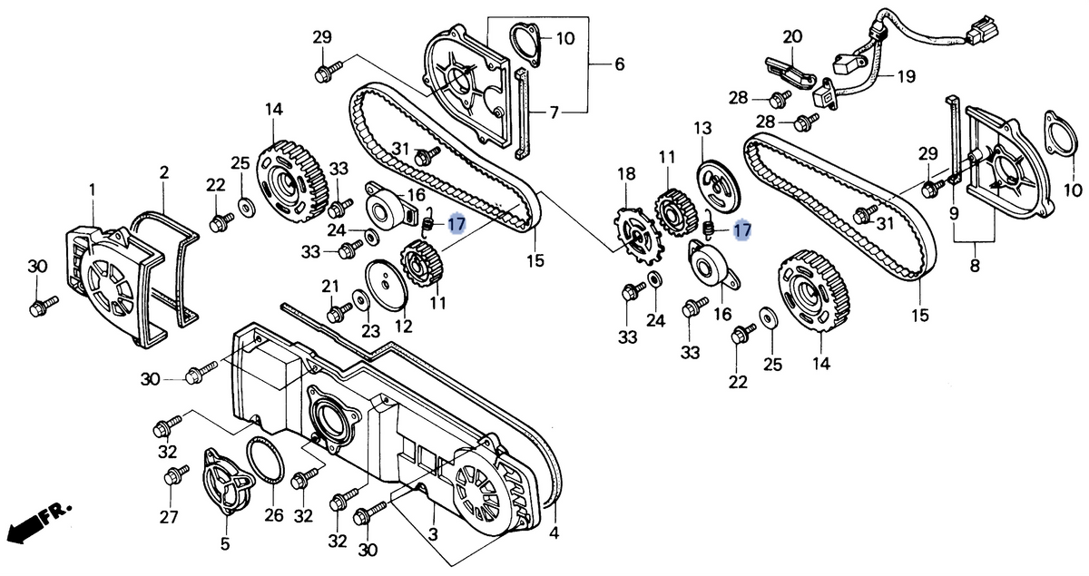 Honda OEM part 14516-MN5-000