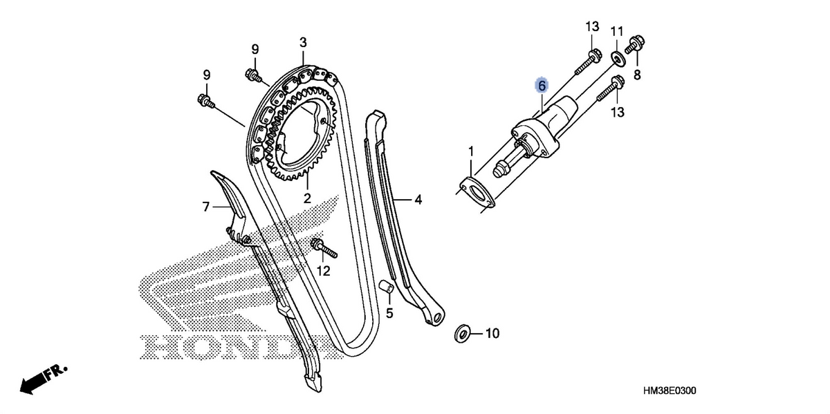 Honda OEM part 14520-HM3-A61