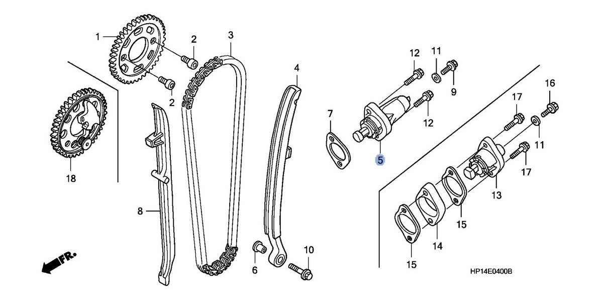 Honda OEM part 14520-HP1-671