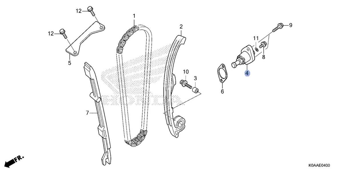 Honda OEM part 14520-K0A-DB1